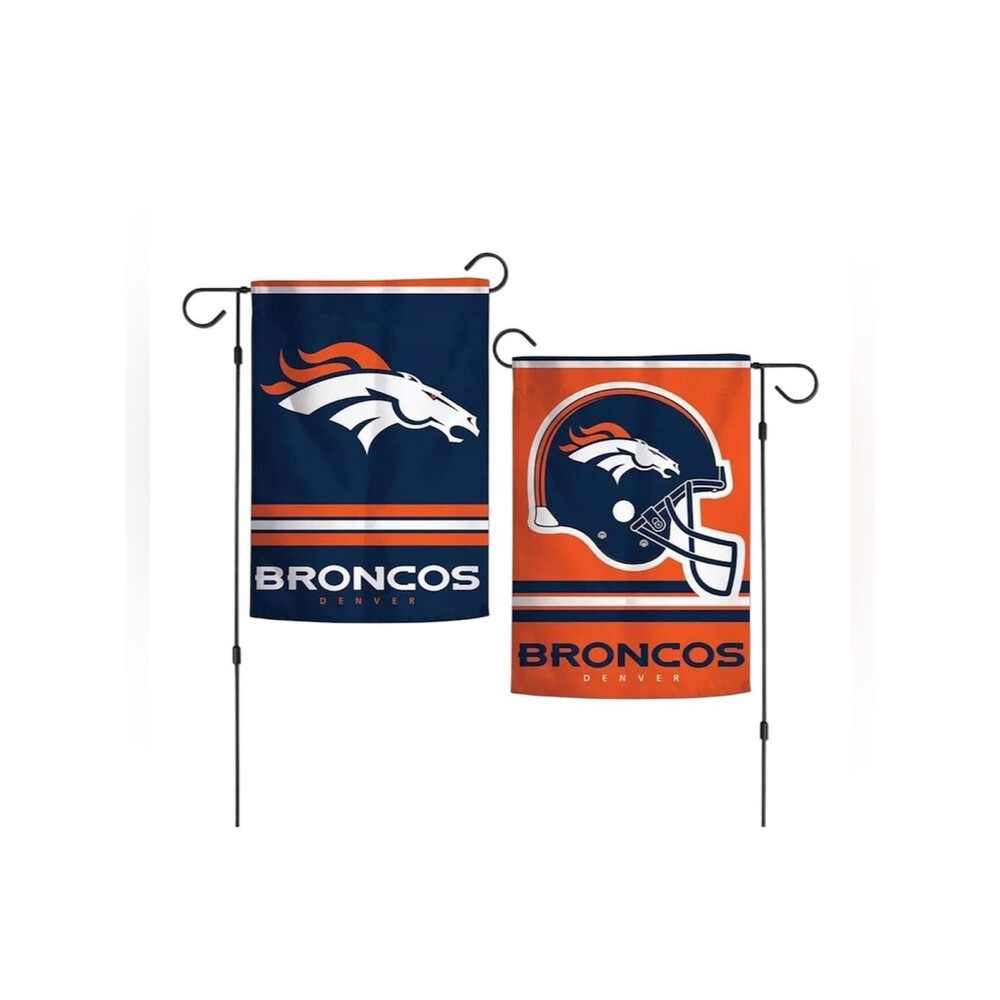 Wincraft Denver Broncos Garden Flag NEW 2 Sided Officially Licensed